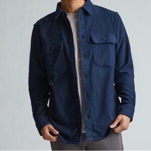 NWT Everlane Blue Uniform Heavyweight Shacket M